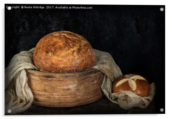 Bread Acrylic by Beata Aldridge
