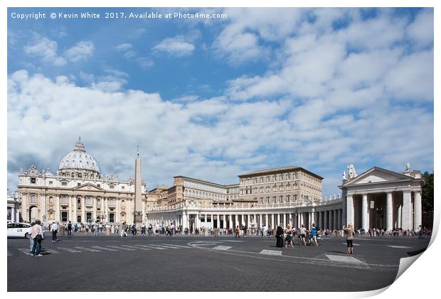 Vatican City Print by Kevin White