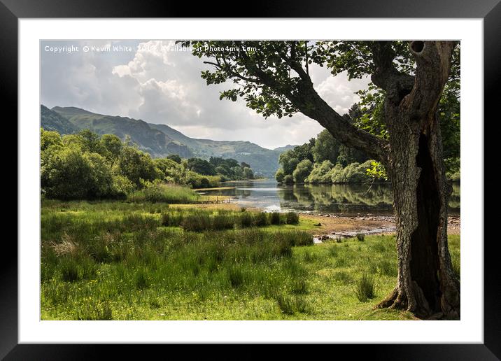 Derwent Water Framed Mounted Print by Kevin White