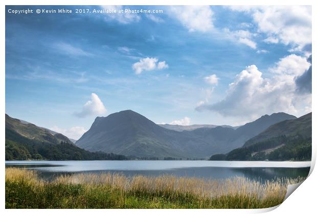 Buttermere Lake Cumbria Print by Kevin White