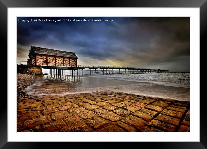 The Awakening - Saltburn-by-the-Sea Framed Mounted Print by Cass Castagnoli