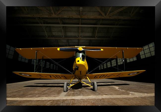 Tiger Moth Ready for Flight Framed Print by Oxon Images