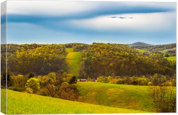 Countryside Scenery Canvas Print by Sarah Ball