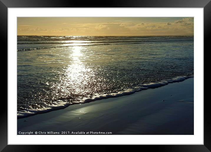 Evening Escape Framed Mounted Print by Chris Williams