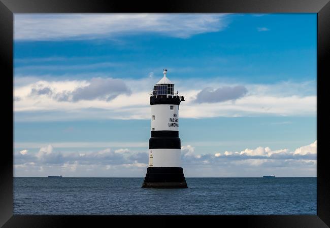 Penmon Lighthouse, Anglesey. Framed Print by Colin Allen