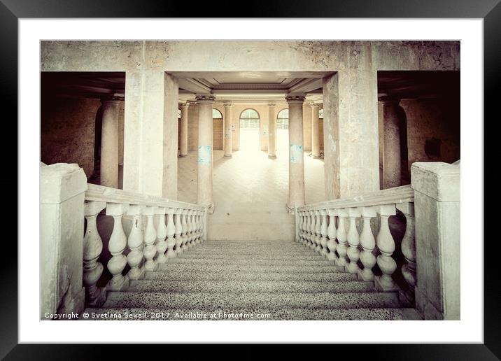 Stepping down to hallway Framed Mounted Print by Svetlana Sewell