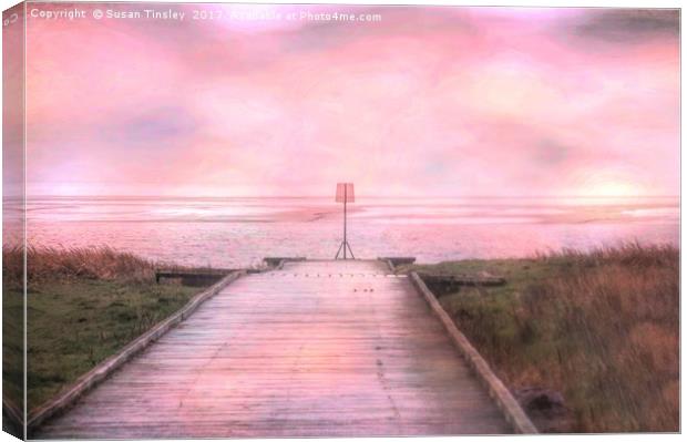 Lytham jetty Canvas Print by Susan Tinsley