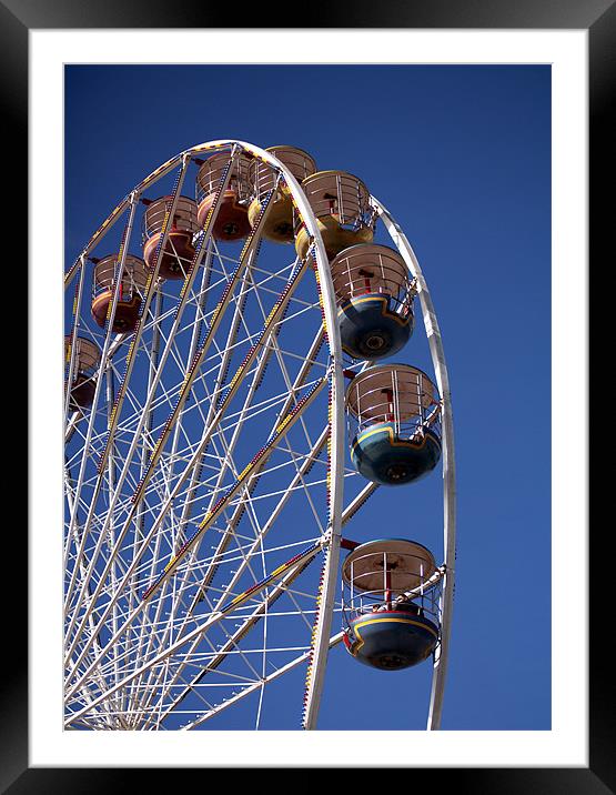 Big Wheel Framed Mounted Print by Peter Elliott 