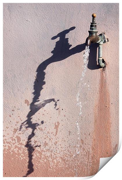 Water Tap Print by Tony Bates