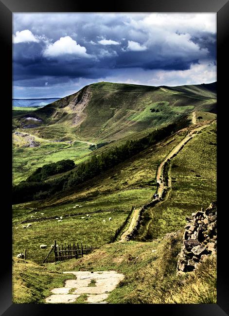 The Great Ridge Derbyshire Framed Print by Darren Burroughs
