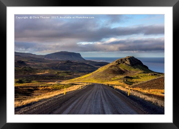 Saefellsjokull Iceland Framed Mounted Print by Chris Thaxter