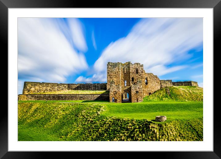 Tynemouth Castle Majestic Ruins Framed Mounted Print by Naylor's Photography