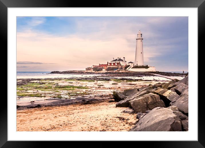 Colourful St Mary's Framed Mounted Print by Naylor's Photography