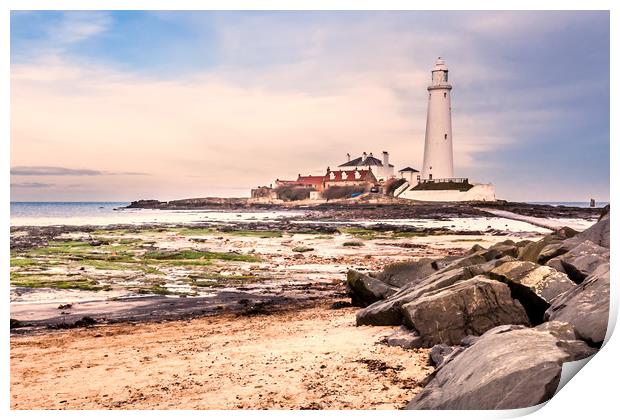 Colourful St Mary's Print by Naylor's Photography
