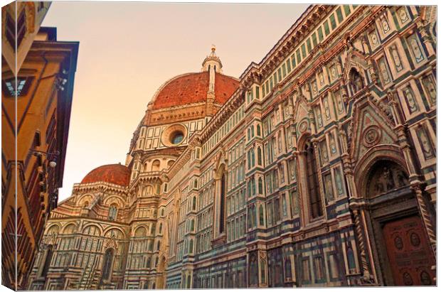 Duomo Firenze Canvas Print by paul ratcliffe