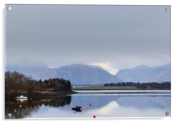 Scottish Loch  Acrylic by chris smith