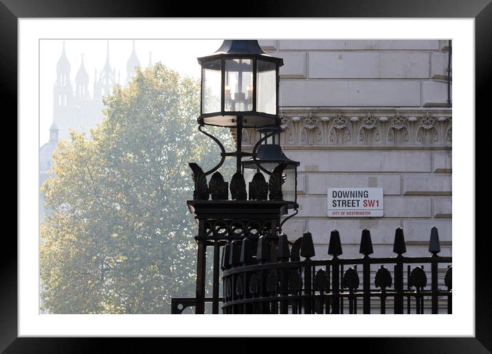 Downing Street  Framed Mounted Print by chris smith