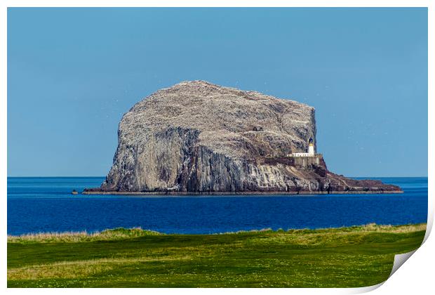 Bass Rock Print by Valerie Paterson