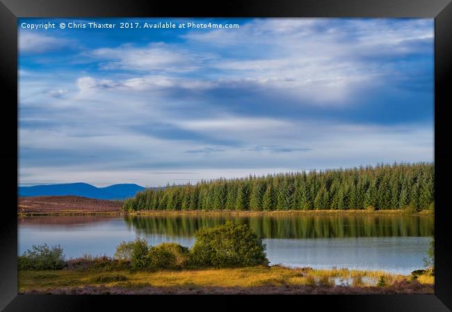 Loch Kinardochy Framed Print by Chris Thaxter