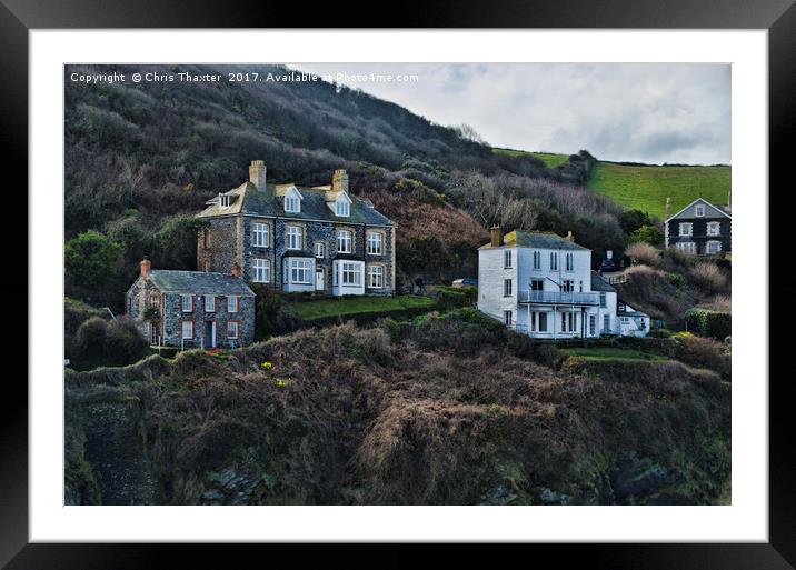 Fern Cottage Port Isaac Framed Mounted Print by Chris Thaxter