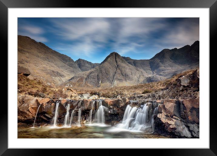 Fairy Pools - Isle of Skye Framed Mounted Print by Grant Glendinning