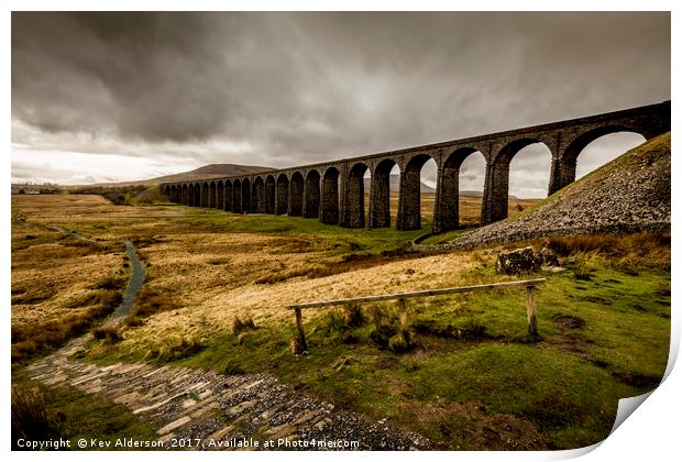 Moody Giant Print by Kev Alderson