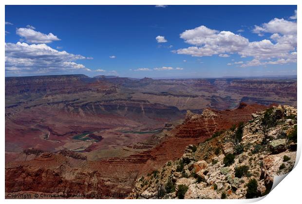 A Marvelous Grand Canyon View Print by Christiane Schulze
