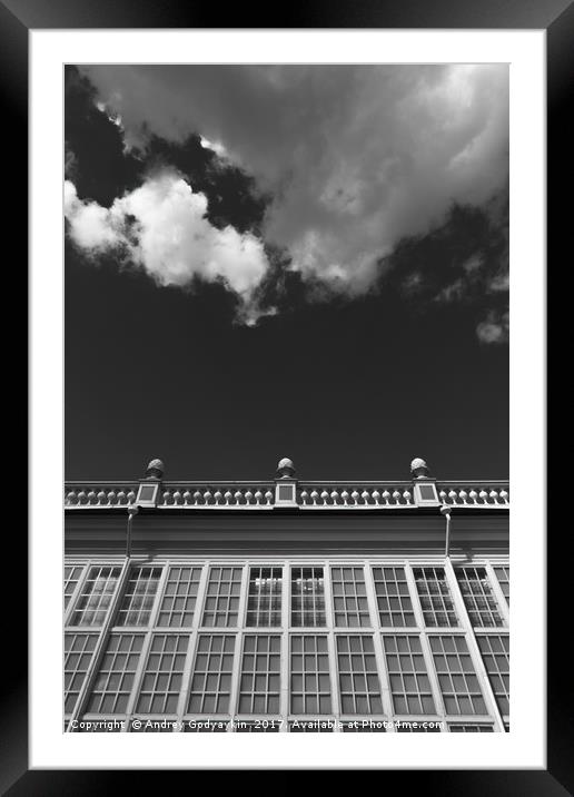 Building and cloud #5340 Framed Mounted Print by Andrey  Godyaykin