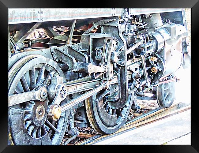 The Mighty Iron Horse Framed Print by Andy Smith