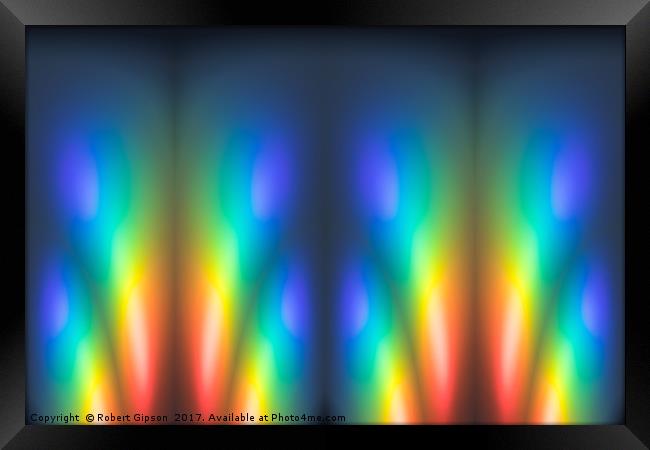 Colour burst Framed Print by Robert Gipson