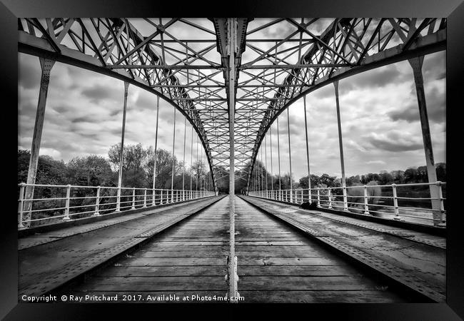 Wylam Railway Bridge Framed Print by Ray Pritchard