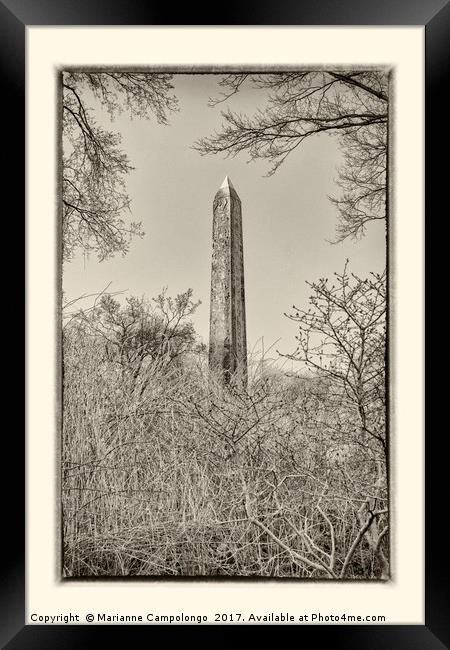 The Obelisk II Framed Print by Marianne Campolongo