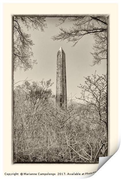 The Obelisk II Print by Marianne Campolongo