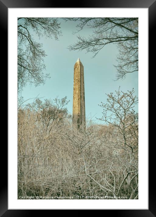 The Obelisk I Framed Mounted Print by Marianne Campolongo