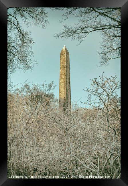 The Obelisk I Framed Print by Marianne Campolongo
