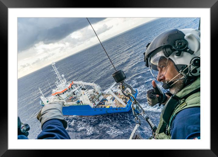 The Dutch Caribbean Coastguard Framed Mounted Print by Gail Johnson