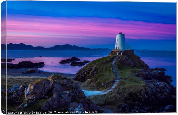 Tŵr Mawr, Anglesey Canvas Print by Andy Beattie