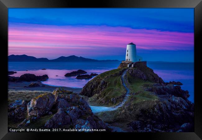 Tŵr Mawr, Anglesey Framed Print by Andy Beattie