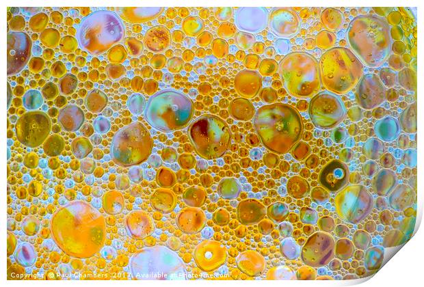 Bubbles Print by Paul Chambers