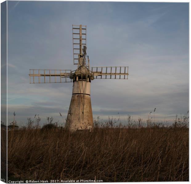 Thurne Mill Canvas Print by Robert Hook