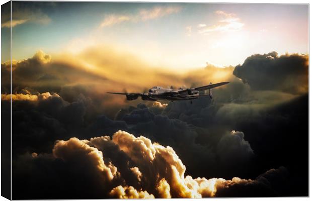 Soaring With The Angels Canvas Print by J Biggadike