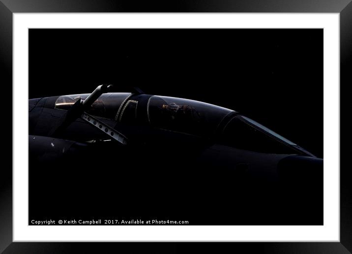 RAF F-4 Phantom Framed Mounted Print by Keith Campbell