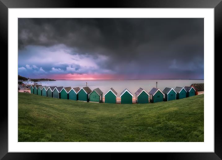 Gurnard Bay Cowes Isle Of Wight Framed Mounted Print by Wight Landscapes