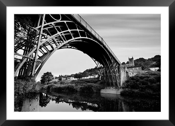 Iron Bridge Framed Mounted Print by Tony Bates