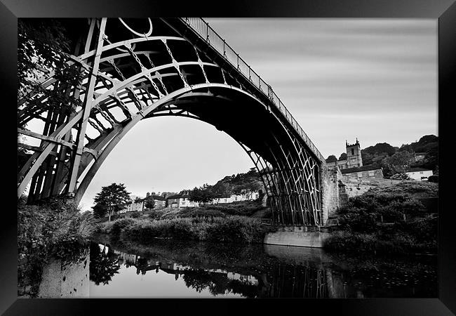 Iron Bridge Framed Print by Tony Bates