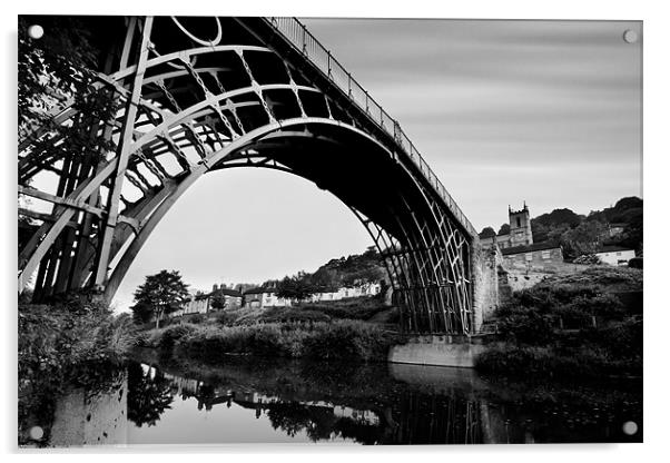 Iron Bridge Acrylic by Tony Bates