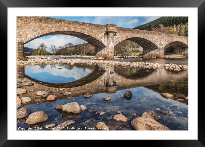 Ballater Bridge Framed Mounted Print by Robin Taylor