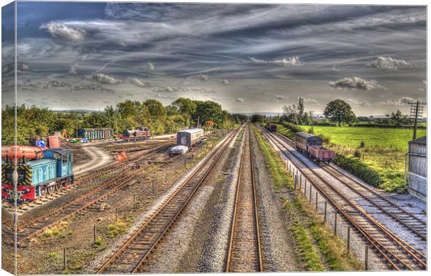 Railway Tracks Canvas Print by Chris Thaxter