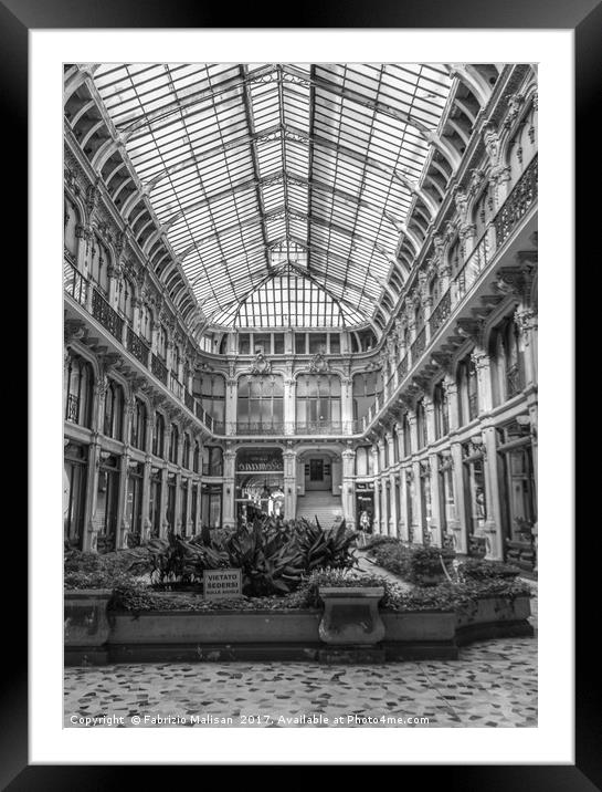 Architecture in Turin Italy Framed Mounted Print by Fabrizio Malisan
