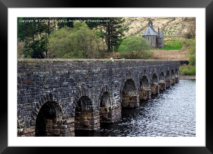 Elan Valley, Caban Cock Dam (HK) Framed Mounted Print by Colin Keown
